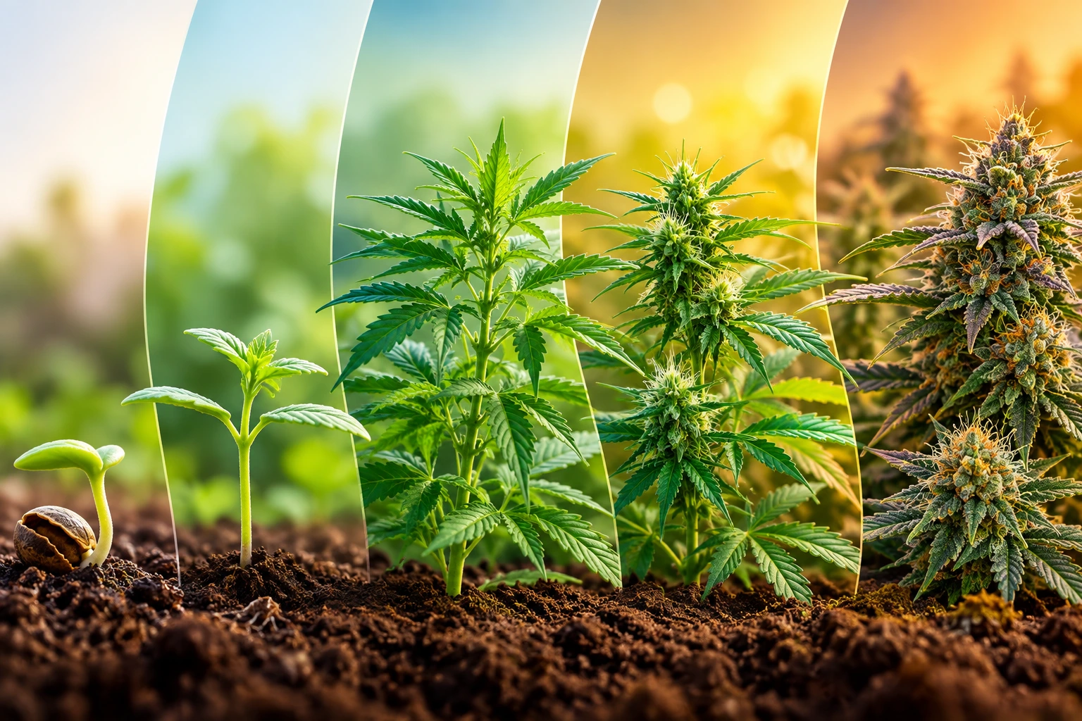 cannabis plant growth stages